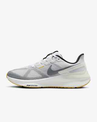 DJ7883-110 Nike Structure 25 White Laser Orange Smoke Grey
