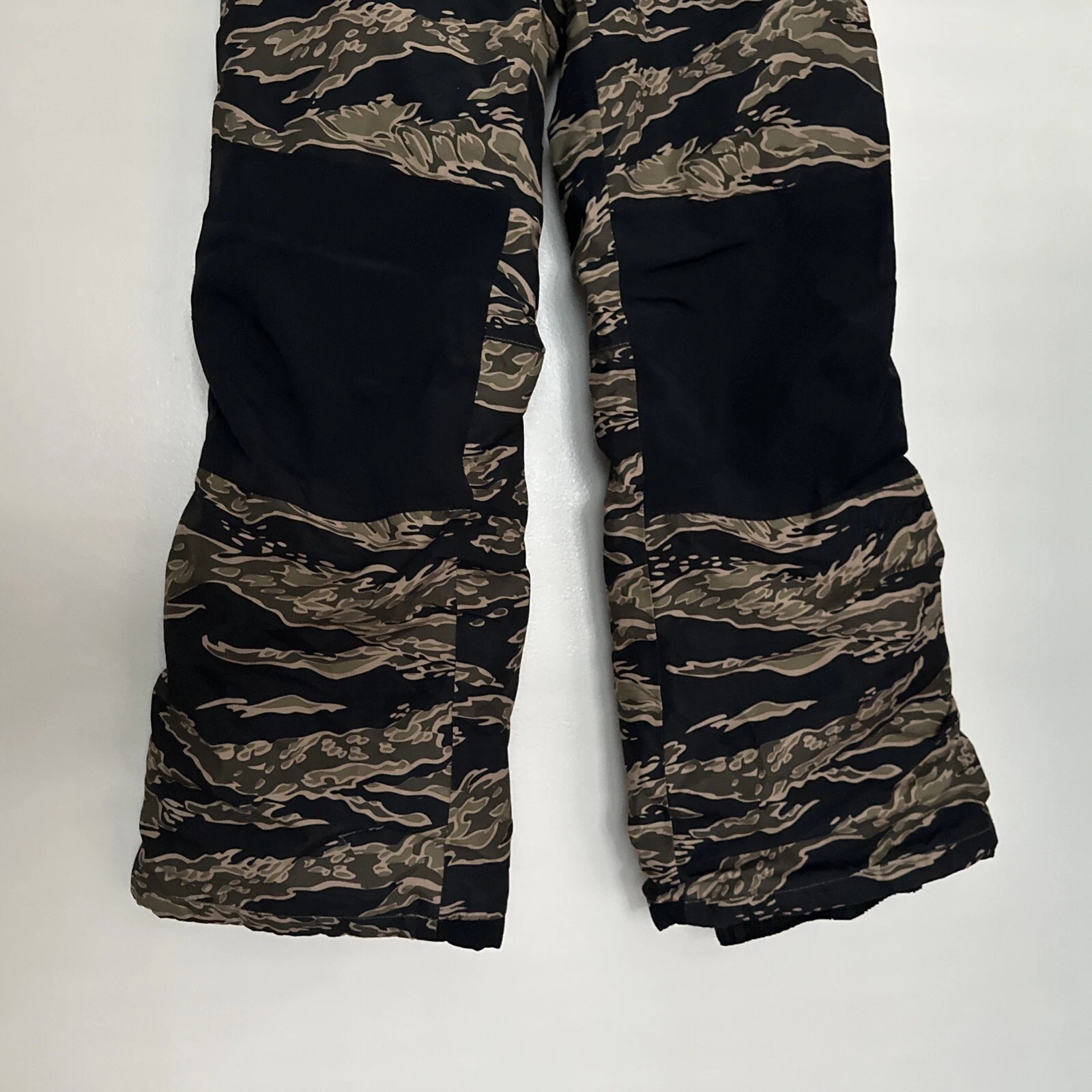 burton snowboard ski tiger stripe camo lined dry ride pants
