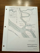 1954 Skamokawa Creek Washington Army Engineering Sketch Map