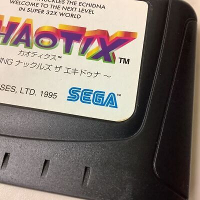 CHAOTIX Super 32X Mega Drive SEGA W/ box Manual | eBay CHAOTIX Super 32X Mega Drive SEGA W/ box Manual | eBay