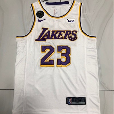 authentic white lakers jersey