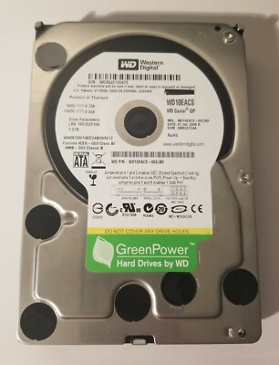 Western Digital Caviar GP Green 1TB 7200RPM 3.5'' SATA Hard Drive WD10EACS