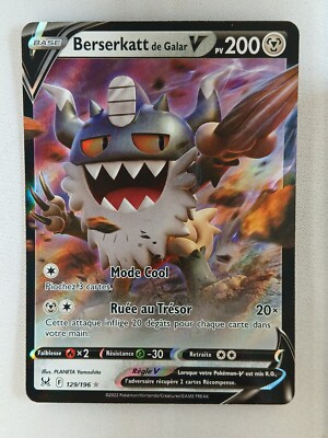 Pokemon Karte DEUTSCH Berserkatt de Galar V (LOR 129) Original [NM] 27.03.2025A