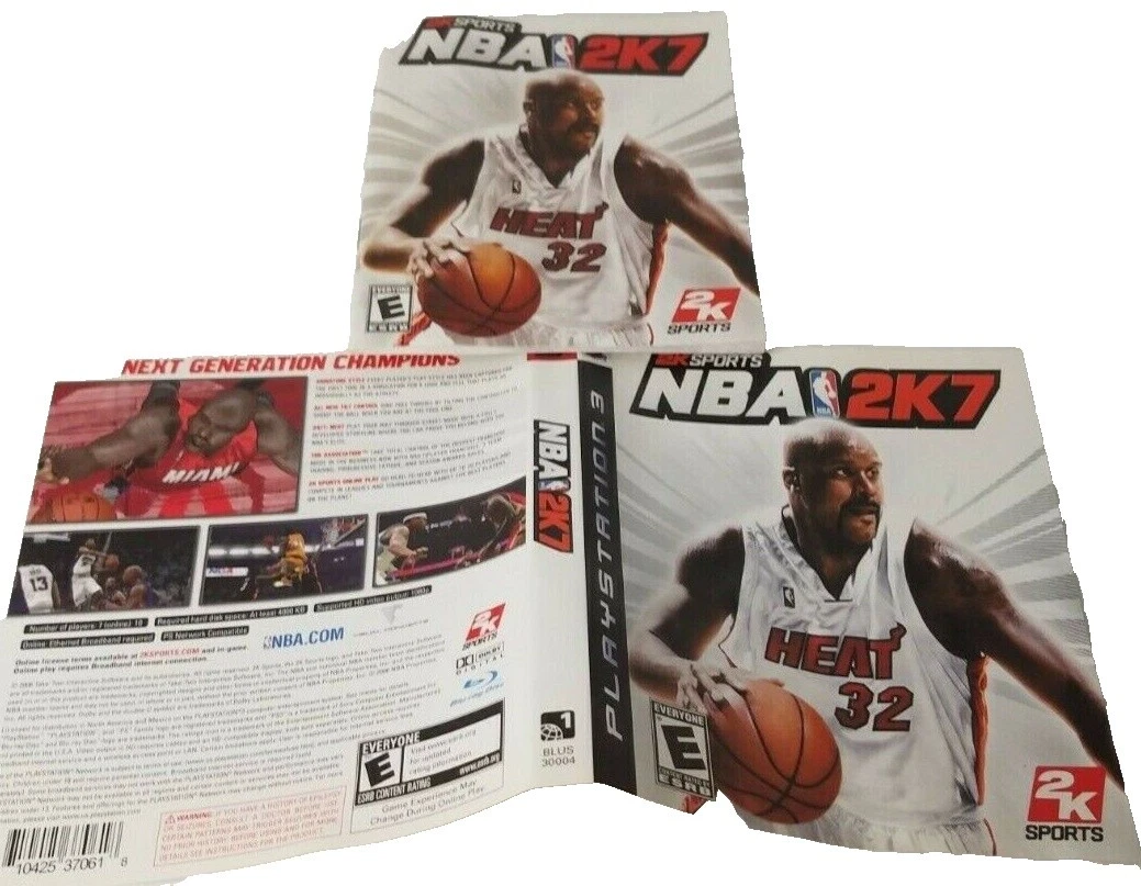 Sony PlayStation 3 Reproduction Manuals, Inserts & Box Art