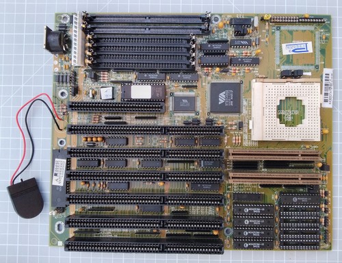 486 motherboard VLB Vesa FIC 486-GVT-2 (B) vintage , tested - Photo 2/11