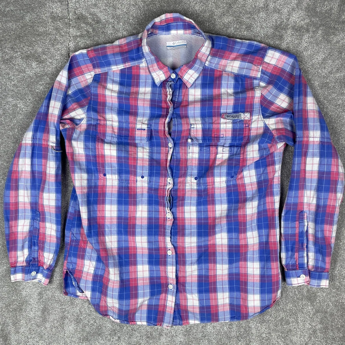 red white and blue pfg shirt