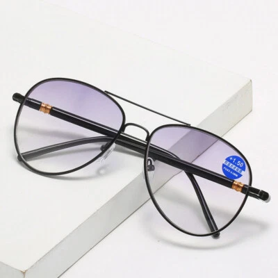 HONEY JOE 4-In-1 Bifocal Reading Glasses Sunglasses With Blue Light Blocking For Men Women