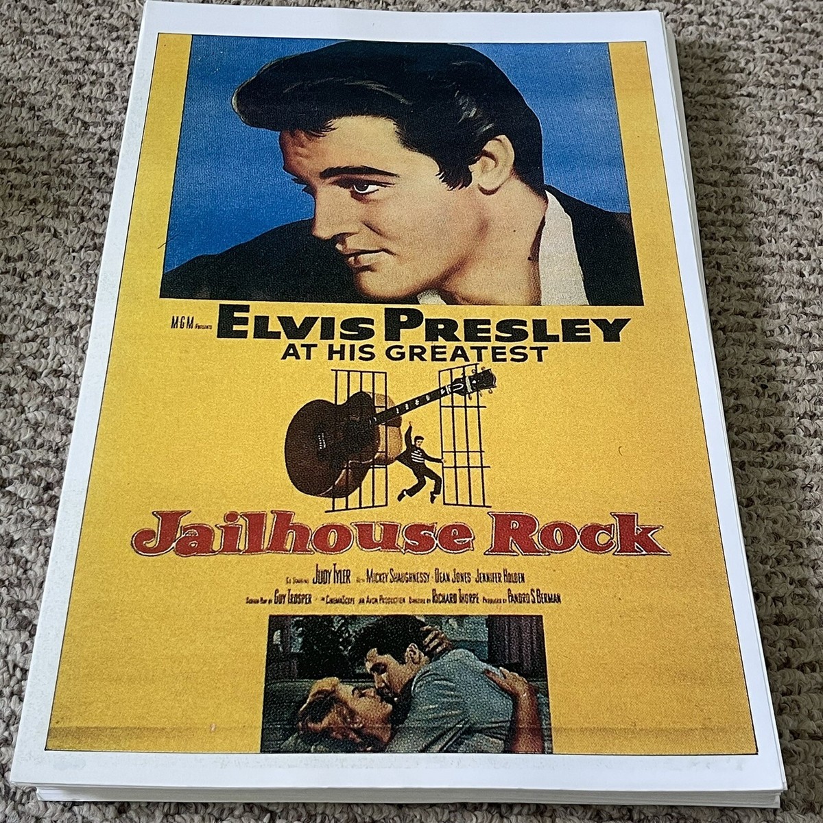 エルビス・プレスリー Jailhouse Rock ロビー用ポスター Elvis Presley Jailhouse Rock Poster 11 x 17 (285) | eBay