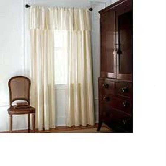 NWT CHAPS Dumont Maroon Stripe 2 Panels 54" x 84" Lined Curtains NEW $140 Foto 4 de 4
