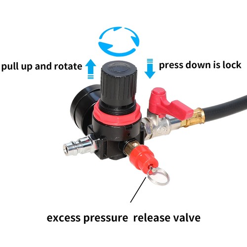 Turbo System Leakage Tester with Regulator Valve for Intercoolers & Radiators - Picture 5 of 7