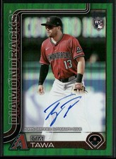 2025 Topps Update #US236 Tim Tawa Real Ones Autographs Green Foil #/99