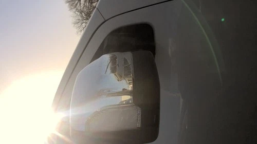 Passenger Side View Mirror Power Dual Arm Mount Towing Fits 16 TITAN XD 1581288