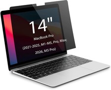 Detachable Magnetic Privacy Screen for 14" MacBook Pro 2021-2026 - Anti Glare