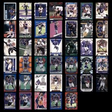Baltimore Ravens Lot 40 Football Cards Score Game Face Lamar Jackson NM Football