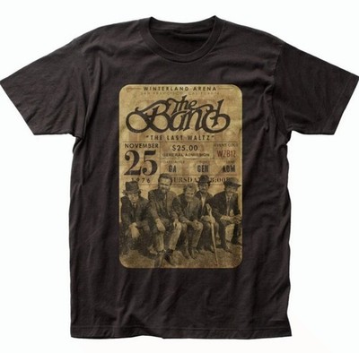 The Band Concert Ticket Mens T Shirt Rock And Roll Classic Band Tee New Black