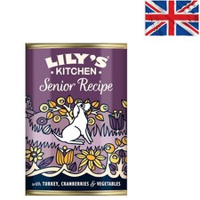 Image of Lily's Kitchen Senior Recipe Wet Dog Food with Turkey & Parsnips - 6x400g