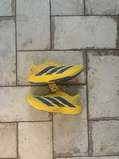 adidas Adizero EVO SL Woven Yellow Royal Blue KK3673 Men's Size 10 New Authentic