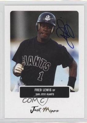 2004 Just Minors Just Prospects Auto Fred Lewis #54 Auto n8a