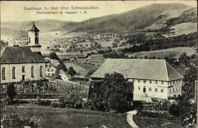 Postcard Hofstetten in Baden Black Forest, Guest House to the Three... - 3877498