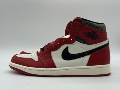 NEW Nike Air Jordan 1 Retro High OG Red Black Sail Muslin DZ5485-612 Men Sz 9.5