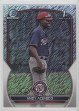 2023 Bowman Chrome Prospects Shimmer Refractor Andy Acevedo #BCP-237 0u17