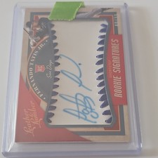 2019 Panini Leather & Lumber Fernando Tatis Jr. Rookie Auto #140 /99 Padres