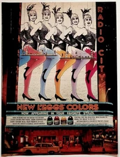 L'eggs Colors Vintage Print Advertisement Pantyhose 1985 Radio City