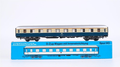 Märklin H0 4091 vagón de tren rápido Aüm 203 1. Kl (con iluminación) DB | Zustand: Gebraucht