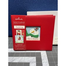 Hallmark Christmas Instant Scrapbook Unused 20 Embellished 6x6" Pages  Stickers