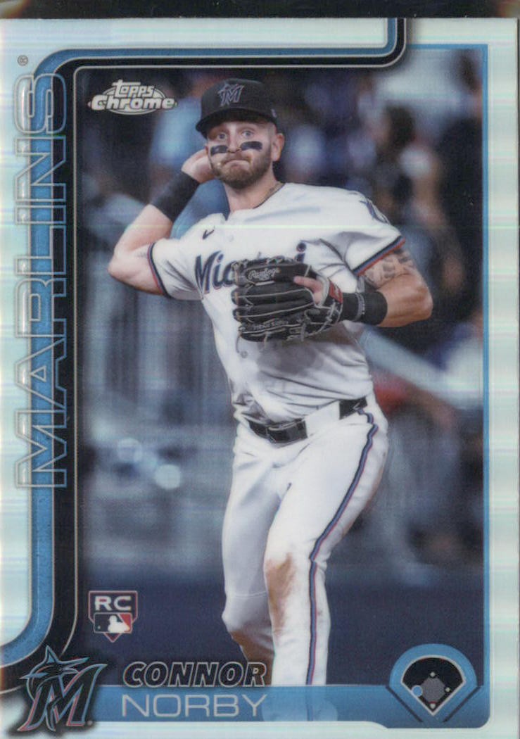 2025 Topps Chrome #199 Connor Norby Refractors