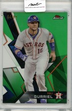 2018 Topps Finest Yuli Gurriel Green 54/99