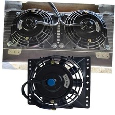 6 Inch Slim 650CFM Radiator Cooling Fans Universal Slim Pull 12V 80W Direct 6 Inch Slim 650CFM Radiator Cooling Fans Universal Slim Pull 12V 80W Direct - Image 1