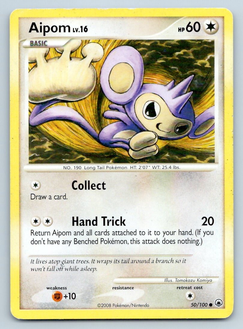 Pokemon Aipom (50) Majestic Dawn MD 50/100 LP