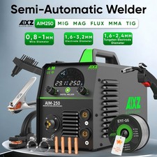 AIM250 5 in 1 SYN MIG Welder LED IGBT 220V Gas/Gasless Flux Core MIG TIG MMA DIY