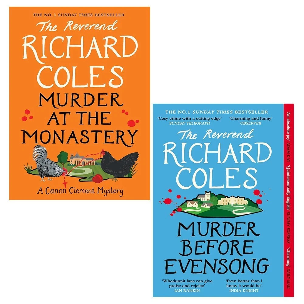 Reverend Richard Coles Canon Clement Mystery Series 2 Books Set Murder Before