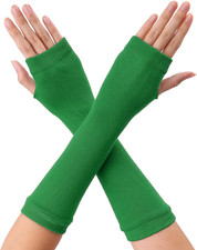 Unisex Classic Fashion Stretch Fingerless Arm Warmers Oversleeve