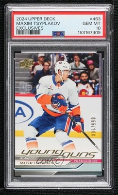 2024 Series 2 Young Guns Exclusives Maxim Tsyplakov PSA 10 GEM MT Rookie RC 1m4i