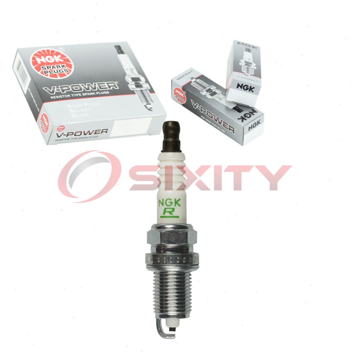 NGK 90760 ZFR6F-11 BLYB V-Power Spark Plug for SP445 RC12LYC RC12LC4 wn
