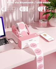 MUNBYN Stampante etichette termica Bluetooth nave, con iOS, Android, PC, Chrome OS