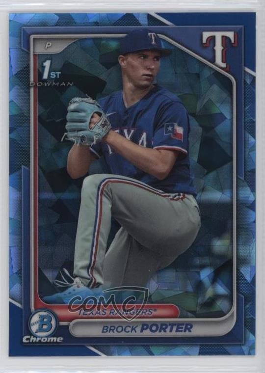 2024 Bowman Sapphire Edition Chrome Prospects Brock Porter #BCP-36 0q0m