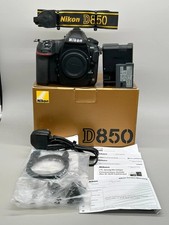 Nikon D850 DSLR Camera Body Boxed 47465 Shutter Full Frame ''r d d ri ti n''