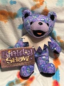 Grateful Dead "Birthday Show Beanie Bear" by Liquid Blue 7" Plush 