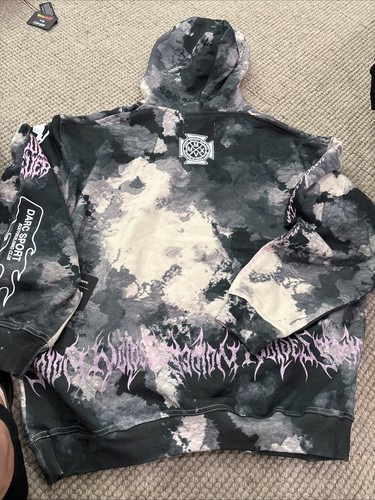 Civil Regime Tie-Dye New Men’s Hoodie RARE L - Picture 8 of 10