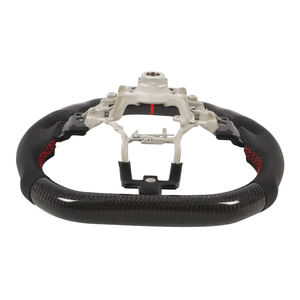 Volante de fibra de carbono real para SUBARU STI WRX S209 2015-2020 Foto 3 de 4