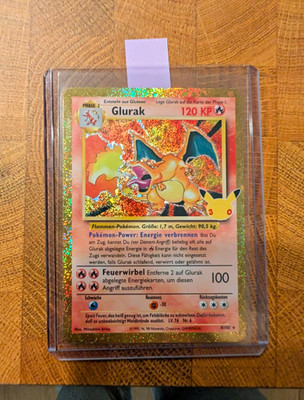 Pokémon TCG Gold  Glurak 30 Jahre Celebrations 4/102