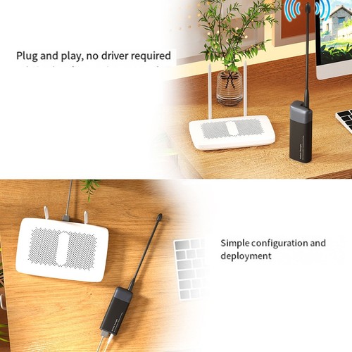 Dongle WiFi HaLow Pont Réseau Sans Fil Longue Portée 1 Km IEEE 802.11ah WiF2615 - Photo 3/10