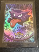 Pokemon Topps Haunter #93 Blue Logo Topps Rainbow Foil TV Animation Pokémon Card