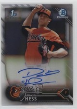 2016 Bowman Chrome Prospects Auto Refractor 337/499 David Hess #CPA-DH Auto 0c2