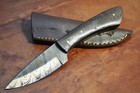 8.5" Custom Damascus Steel Hunting Knife Handmade Forged Blade Survival Tool — photo 2