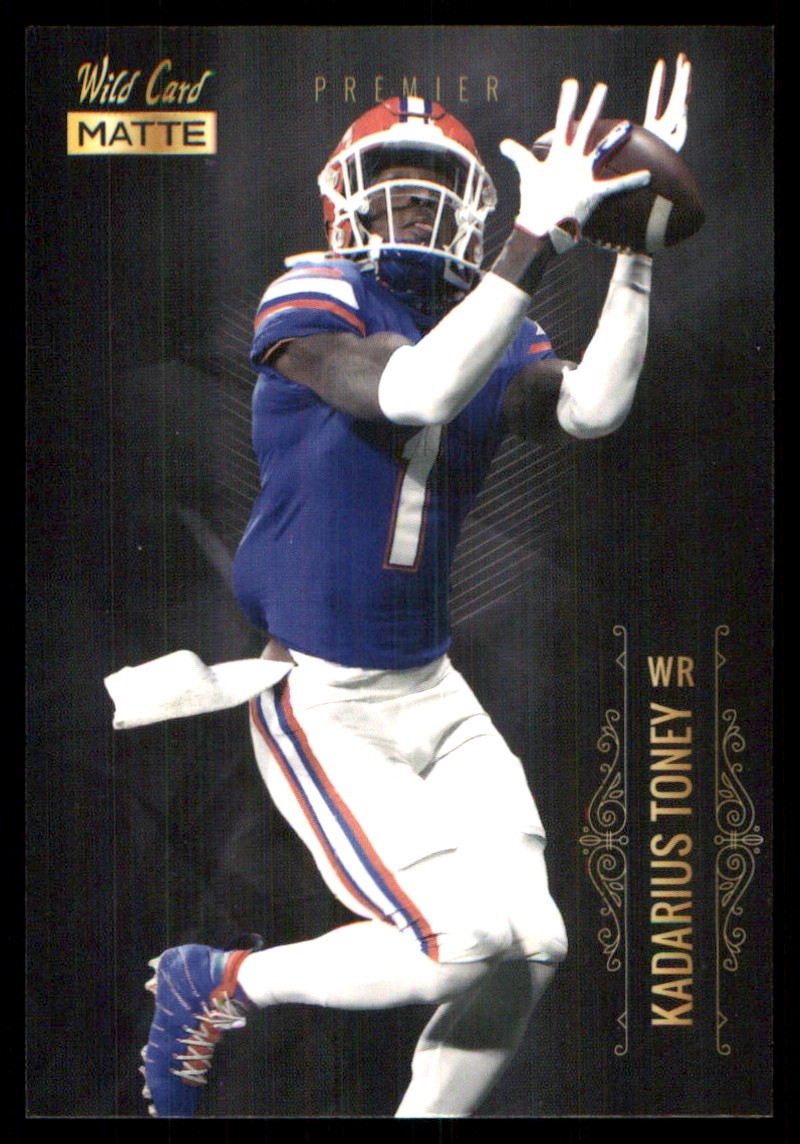 Kadarius Toney Wild Card Matte Black #MBC28 Base